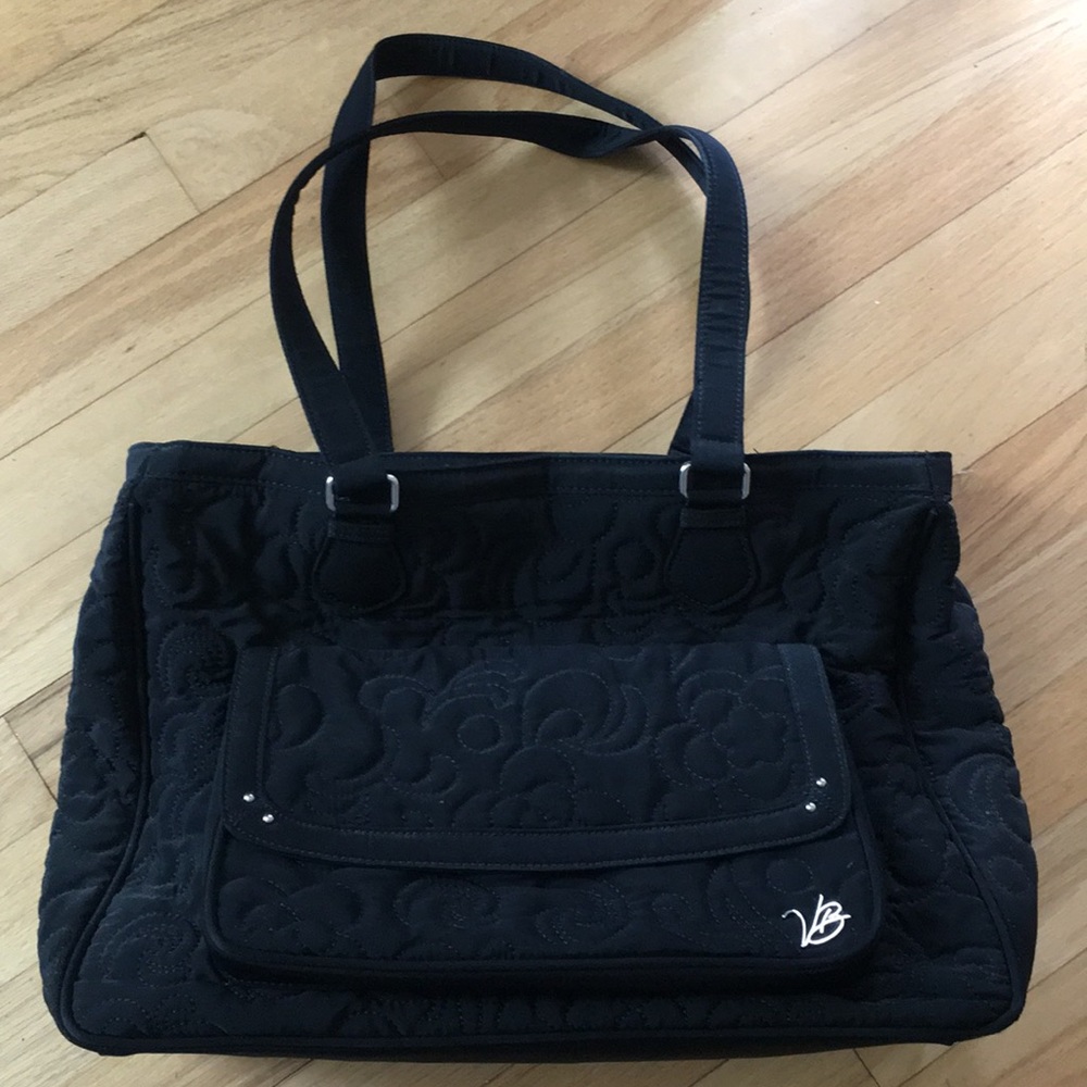 Vera Bradley gently used shoulder bag black.